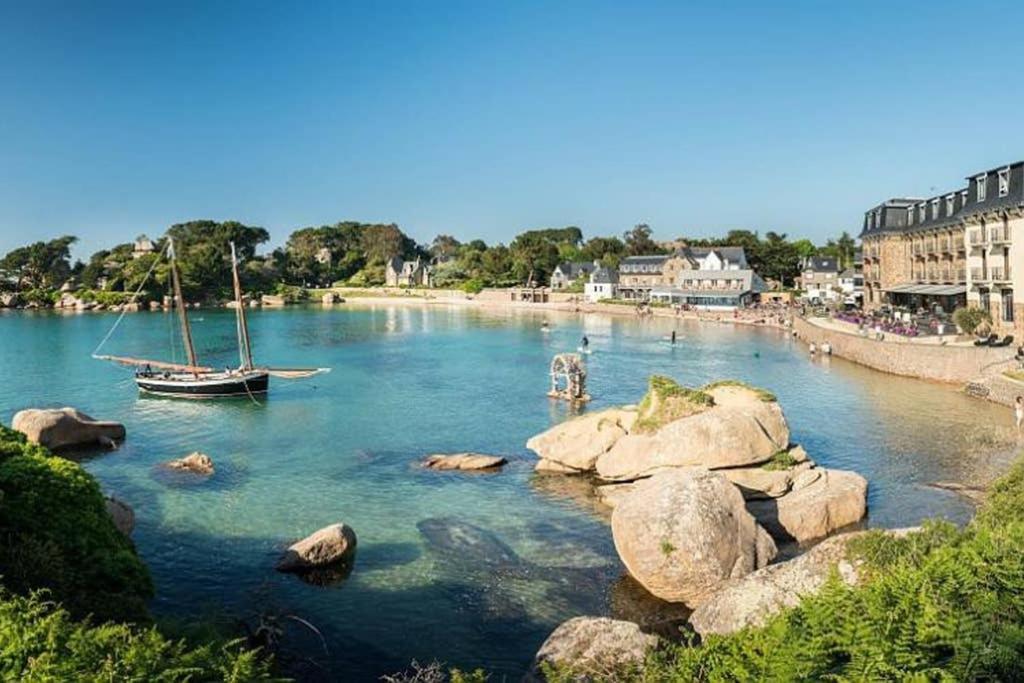 Maison Cote De Granit Rose Avec Spa Perros-Guirec Exteriör bild